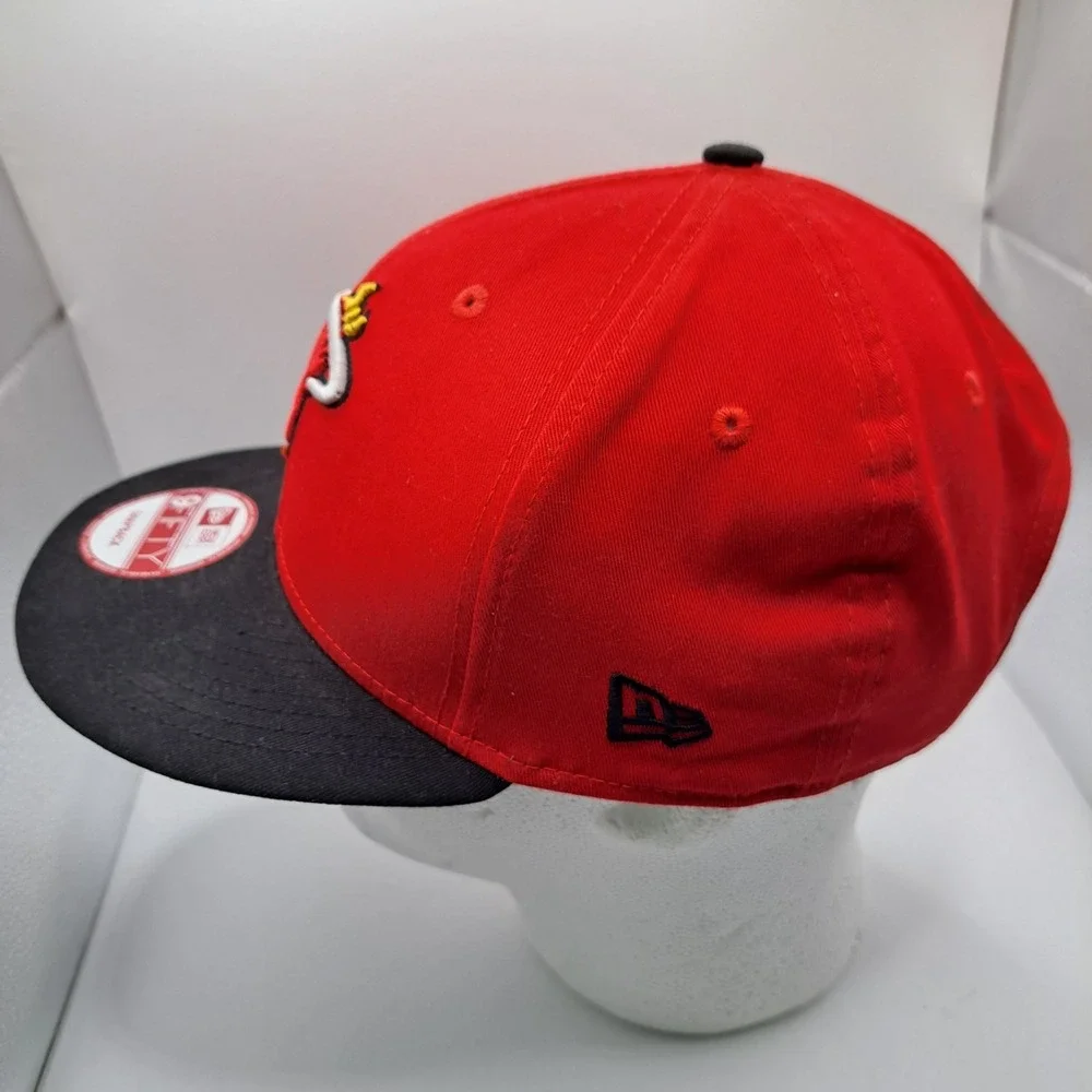 NEW New Era 9fifty Miami Heat Snapback Red Hat Hardwood Classics